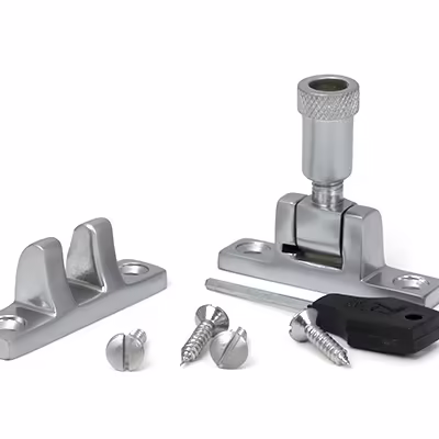 Satin Chrome Brompton Brighton Fastener - Narrow (Square) - Image 4