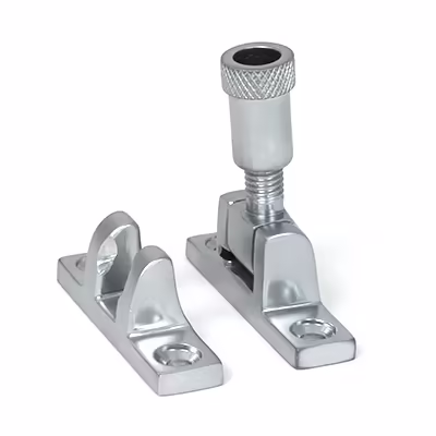 Satin Chrome Brompton Brighton Fastener - Narrow (Square)