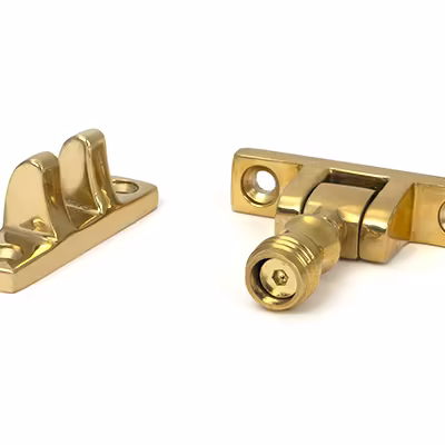 Polished Brass Prestbury Brighton Fastener - Narrow (Square) - Image 3
