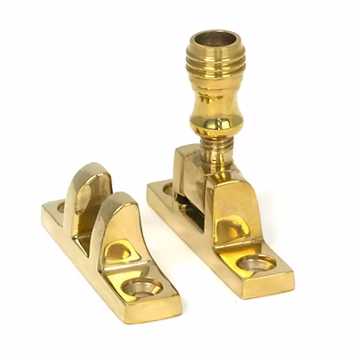 Polished Brass Prestbury Brighton Fastener - Narrow (Square)