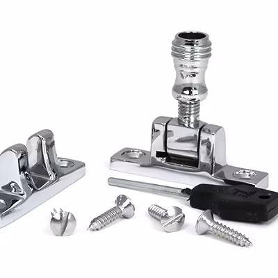 Polished Chrome Prestbury Brighton Fastener - Narrow (Square) - Image 4