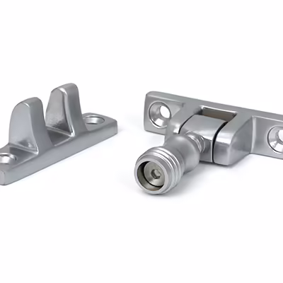 Satin Chrome Prestbury Brighton Fastener - Narrow (Square) - Image 3