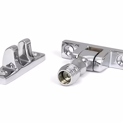 Polished Chrome Beehive Brighton Fastener - Narrow (Square) - Image 3