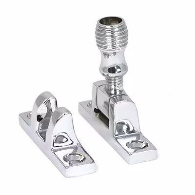 Polished Chrome Beehive Brighton Fastener - Narrow (Square)