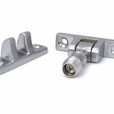 Satin Chrome Beehive Brighton Fastener - Narrow (Square) - Image 3
