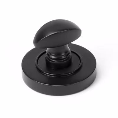 Aged Bronze Round Thumbturn Set (Plain) - Image 3