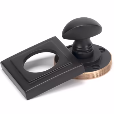 Aged Bronze Round Thumbturn Set (Square) - Image 5