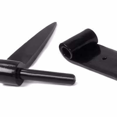 Black 24" Band & Spike Hinge (Pair) - Image 6