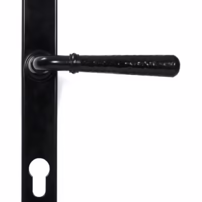 Black Hammered Newbury Slimline Espag. Lock Set