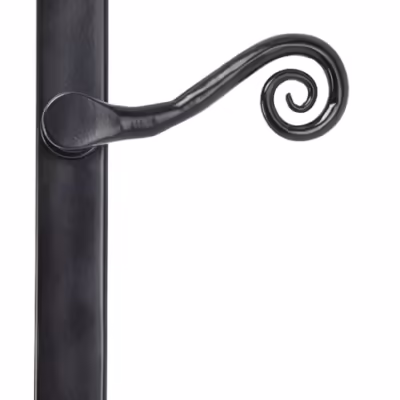 Black Monkeytail Slimline Lever Espag. Latch Set - LH - Image 3