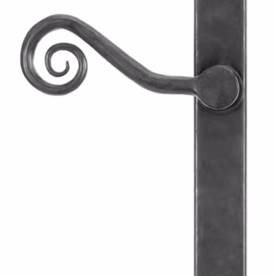 External Beeswax Monkeytail Slimline Lever Espag. Latch Set -RH - Image 3