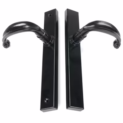 Black Cottage Slimline Lever Espag. Latch Set - Image 3