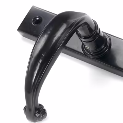 Black Cottage Slimline Lever Espag. Latch Set - Image 6