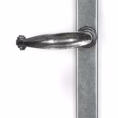 Pewter Cottage Slimline Lever Espag. Latch Set - Image 3