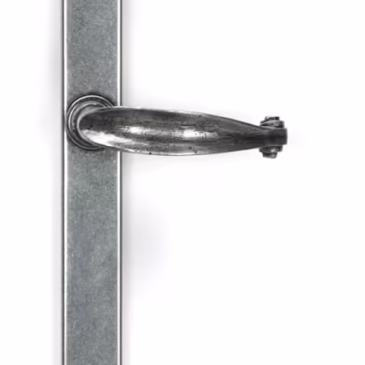 Pewter Cottage Slimline Lever Espag. Latch Set