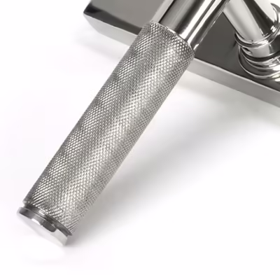 Polished Marine SS (316) Brompton Slimline Lever Espag. Latch Set - Image 5