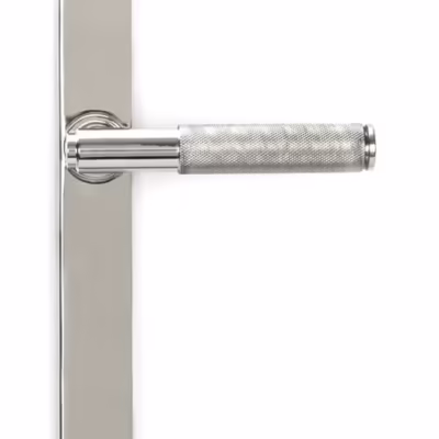 Polished Marine SS (316) Brompton Slimline Lever Espag. Latch Set