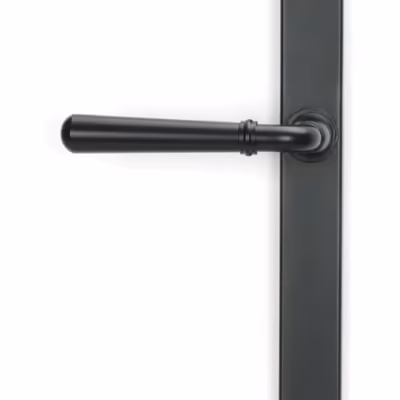 Matt Black Newbury Slimline Lever Espag. Latch Set - Image 3