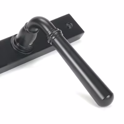 Matt Black Newbury Slimline Lever Espag. Latch Set - Image 6