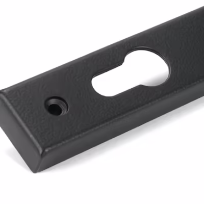 Matt Black Newbury Slimline Lever Espag. Lock Set - Image 7