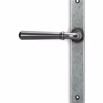 Pewter Newbury Slimline Lever Espag. Lock Set - Image 3