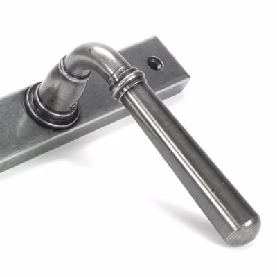 Pewter Newbury Slimline Lever Espag. Lock Set - Image 6