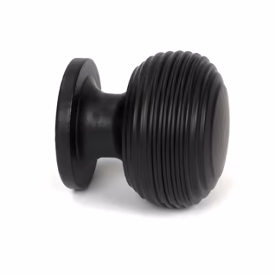 Matt Black Beehive Cabinet Knob 30mm - Image 4