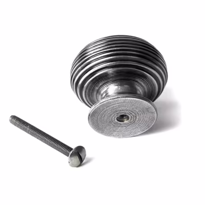 Pewter Beehive Cabinet Knob 40mm - Image 4