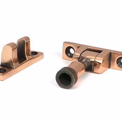 Polished Bronze Brompton Brighton Fastener - Narrow (Square) - Image 3