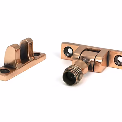 Polished Bronze Beehive Brighton Fastener - Narrow (Square) - Image 3