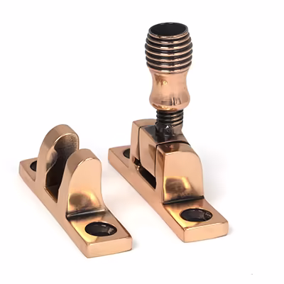 Polished Bronze Beehive Brighton Fastener - Narrow (Square)