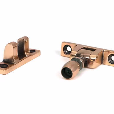 Polished Bronze Mushroom Brighton Fastener - Narrow (Square) - Image 3
