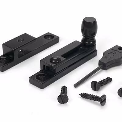 Black Mushroom Quadrant Fastener - Narrow - Image 3