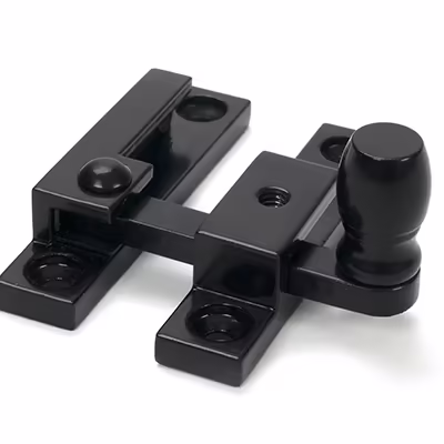 Black Mushroom Quadrant Fastener - Narrow