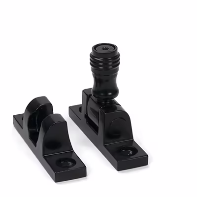 Black Prestbury Brighton Fastener - Narrow (Square)
