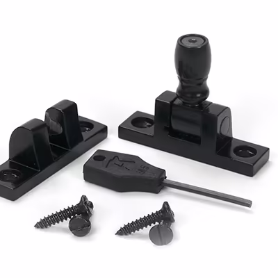 Black Mushroom Brighton Fastener - Narrow (Square) - Image 3