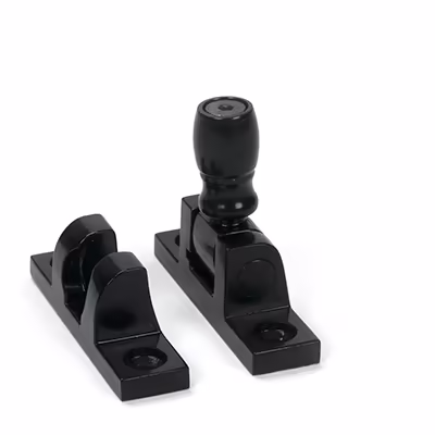 Black Mushroom Brighton Fastener - Narrow (Square)