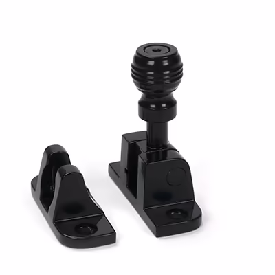 Black Prestbury Brighton Fastener (Radiused)