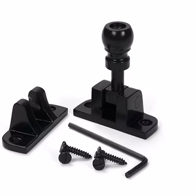Black Mushroom Brighton Fastener (Radiused) - Image 3