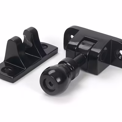 Black Mushroom Brighton Fastener (Radiused) - Image 4
