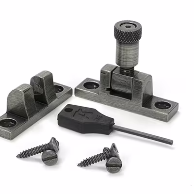 Pewter Brompton Brighton Fastener - Narrow (Square) - Image 3
