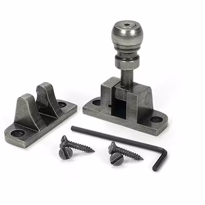 Pewter Mushroom Brighton Fastener (Radiused) - Image 3