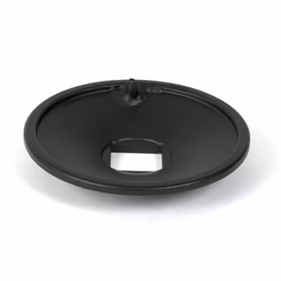 Matt Black Beehive Centre Door Knob - Image 6