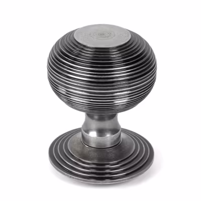 Pewter Beehive Centre Door Knob