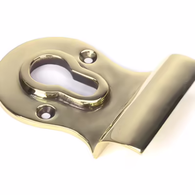 Aged Brass Euro Door Pull