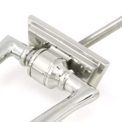 Polished Marine SS (316) Slimline Art Deco Door Knocker - Image 4