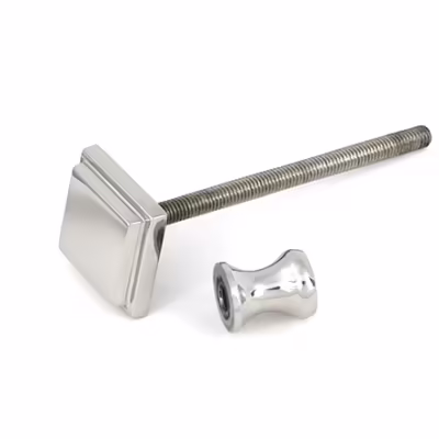 Polished Marine SS (316) Slimline Art Deco Door Knocker - Image 6