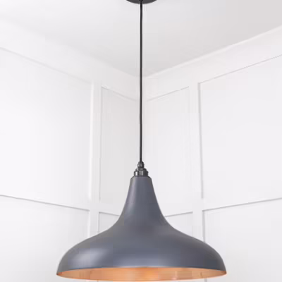 Smooth Copper Frankley Pendant in Slate - Image 4