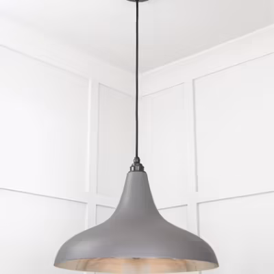 Smooth Nickel Frankley Pendant in Bluff - Image 4