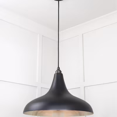 Smooth Nickel Frankley Pendant in Elan Black - Image 4